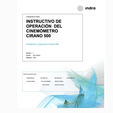 Manual instal·lació radar Cirano portàtil i gestió de programari