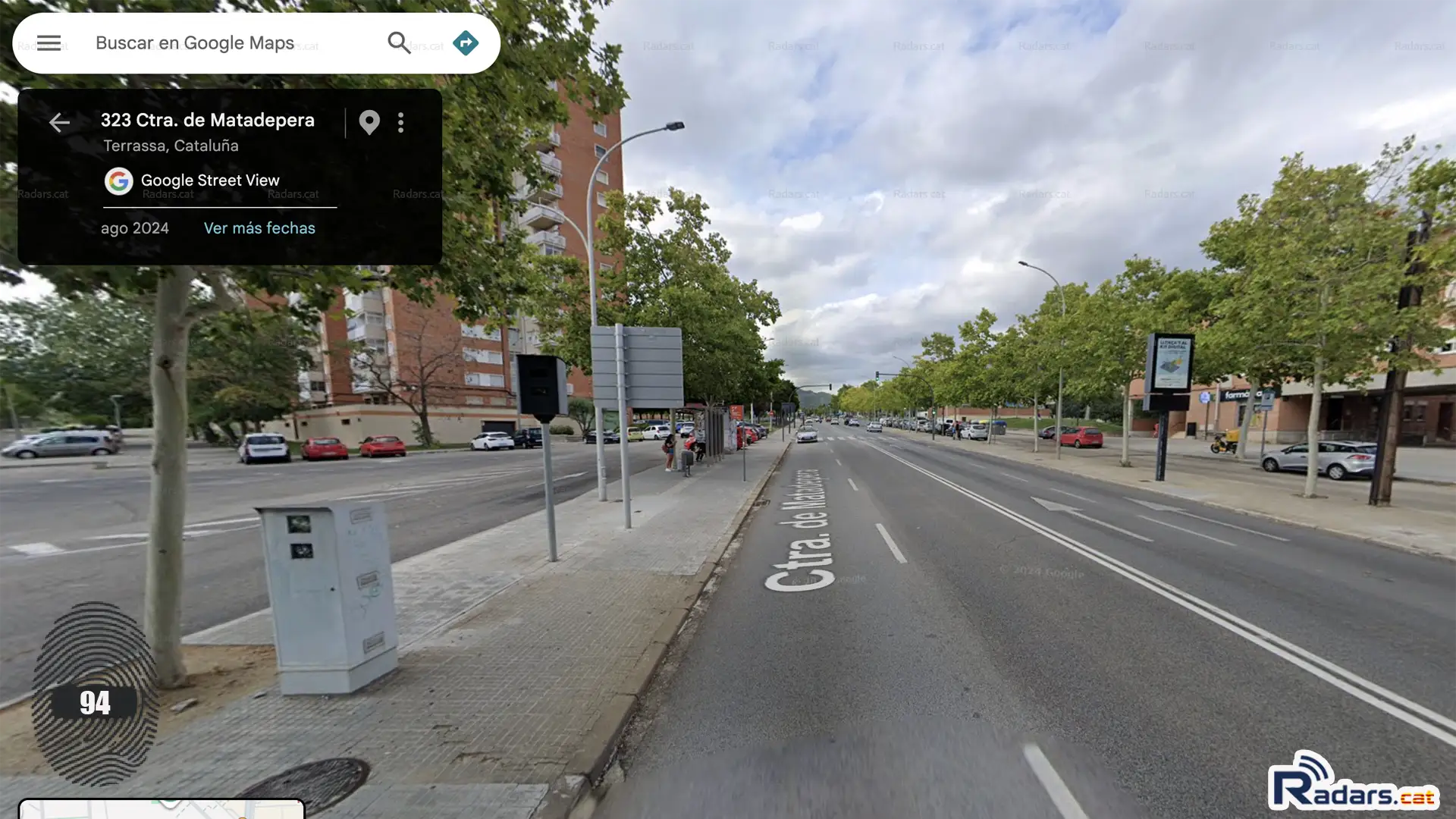 000094 google street view agost 2024 radar carretera de matadepera terrassa ca v01
