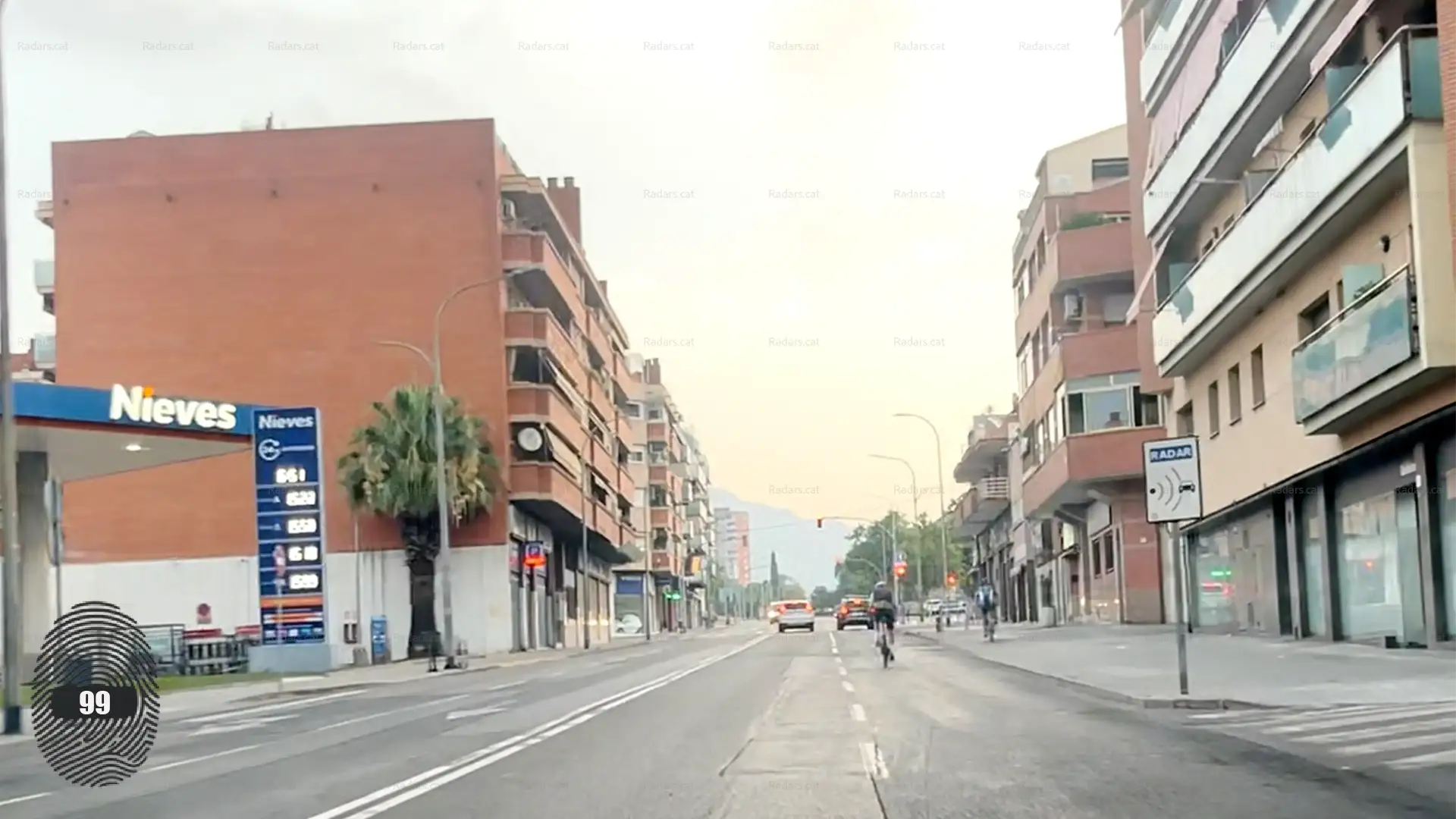 000099 senyalitzacio radar velocitat terrassa carretera de matadepera sentit matadepera ca v01