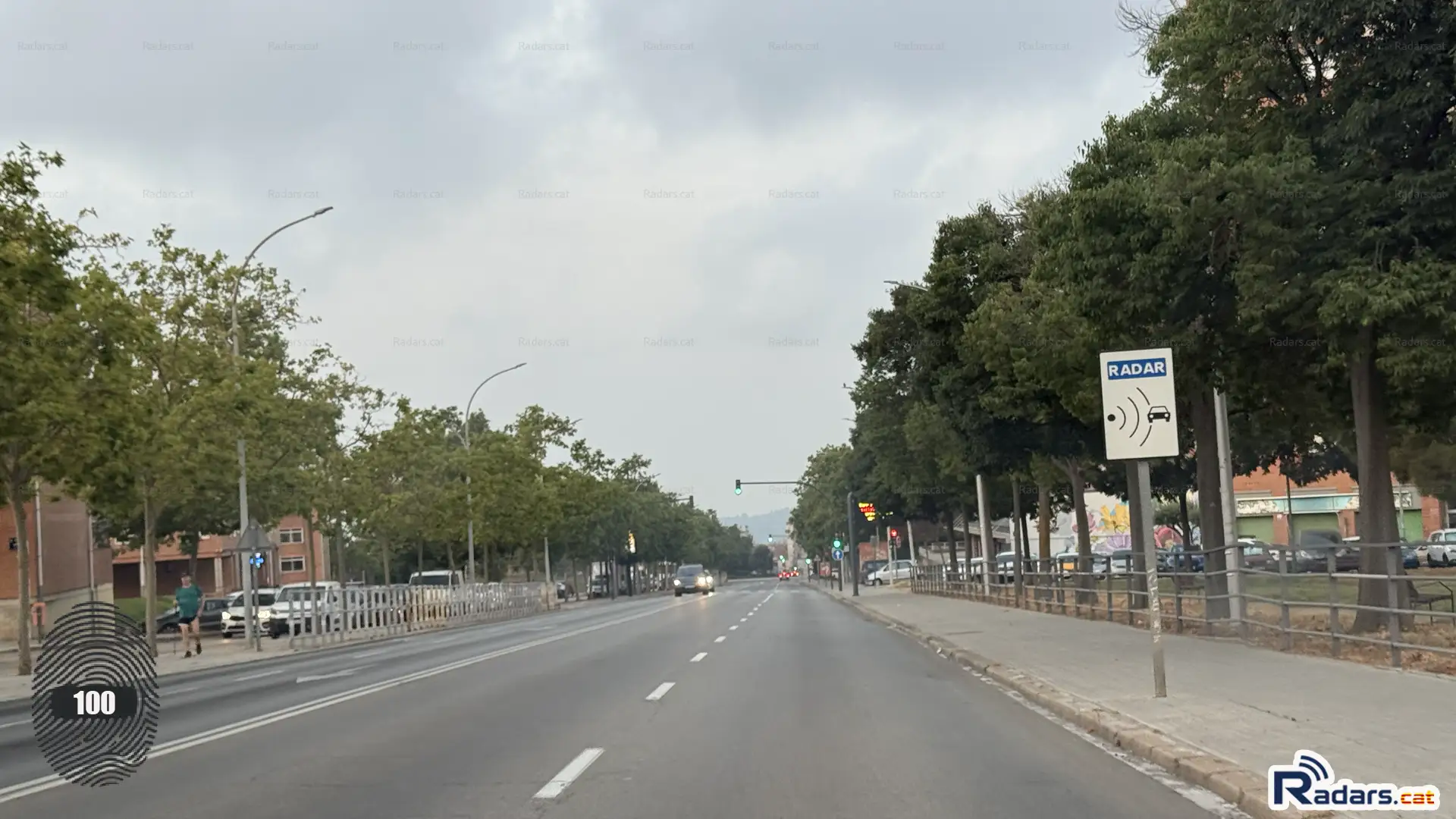 000100 senyalitzacio radar velocitat terrassa carretera de matadepera sentit terrassa ca v01