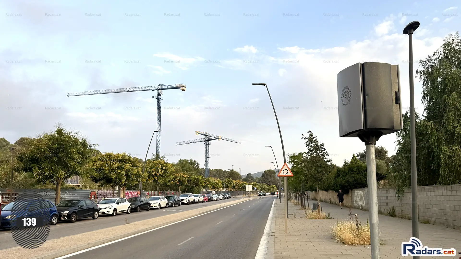 000139 fotografia trasera radar velocitat carretera rellinars terrassa ca v01