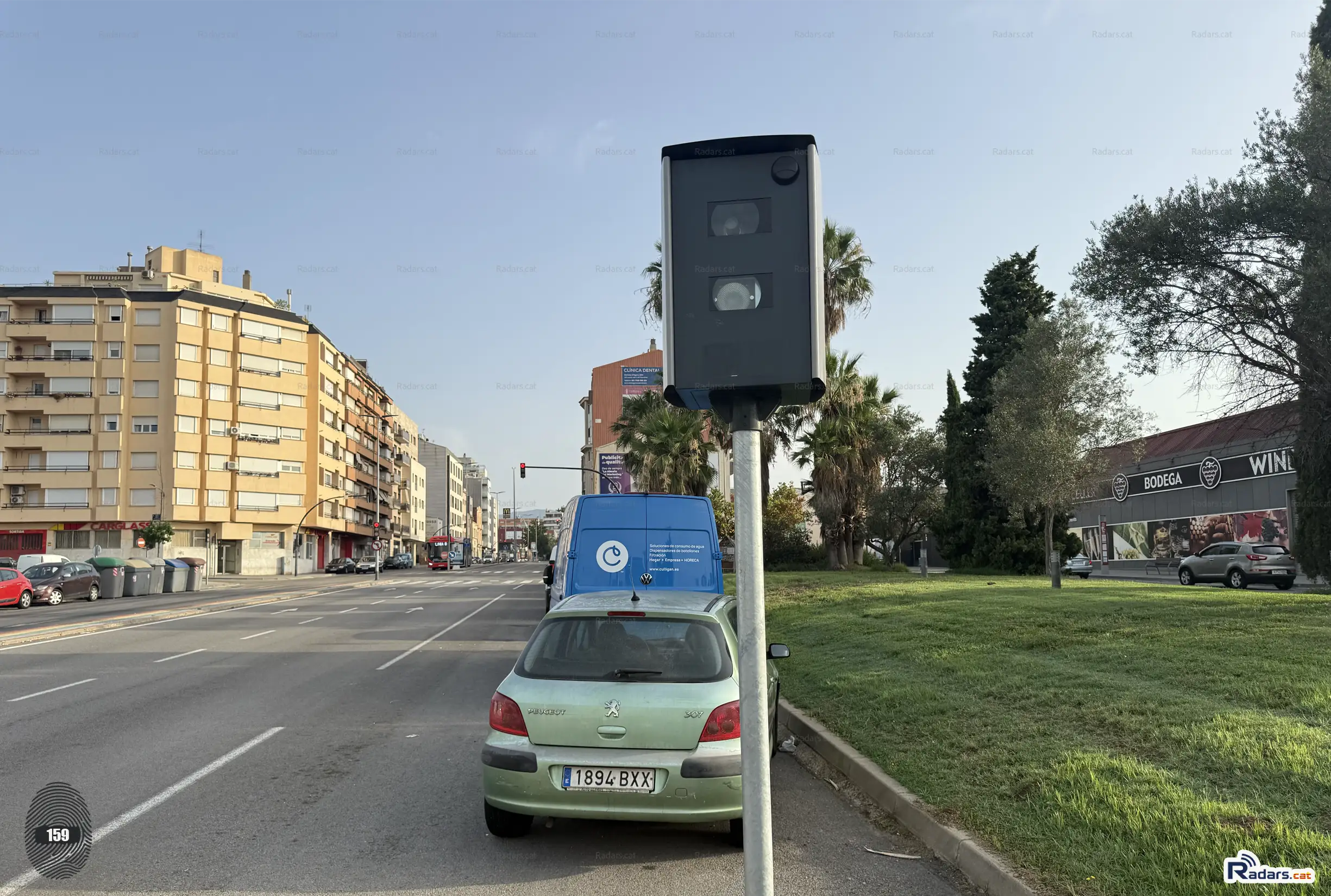 Fotografia Radar Velocitat Multaradar C Terrassa Rambleta de Pare Alegre - Primer Pla Frontal
