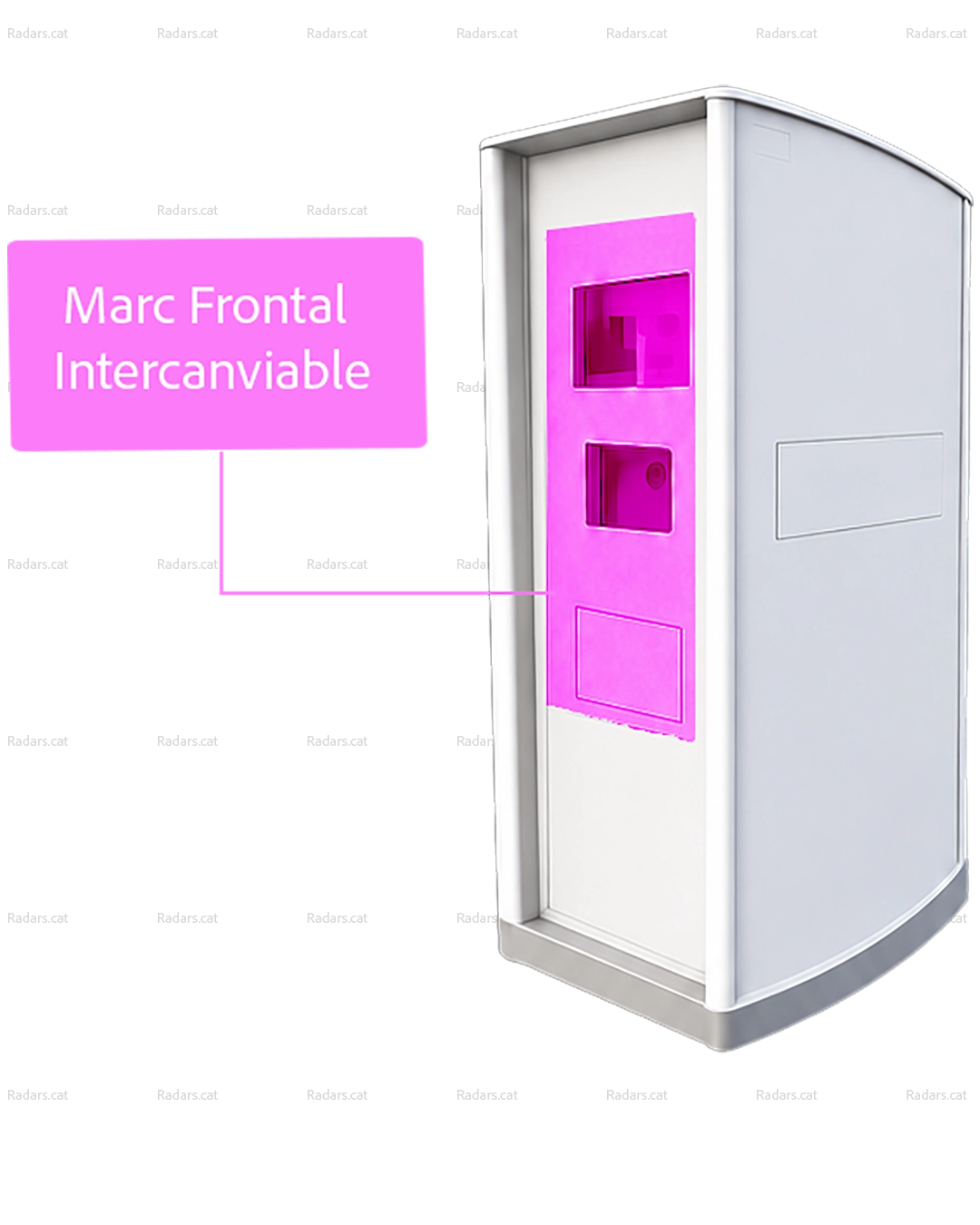 Detall marc fronat  intercanviable cabina cabina radar universal