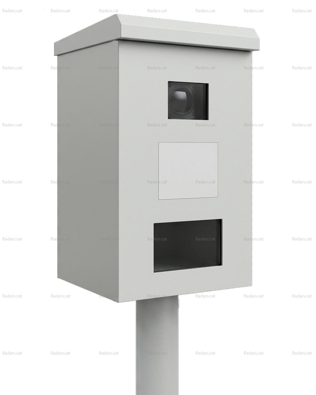 Foto cabina radar velocitat fix sota pal Cirano500 