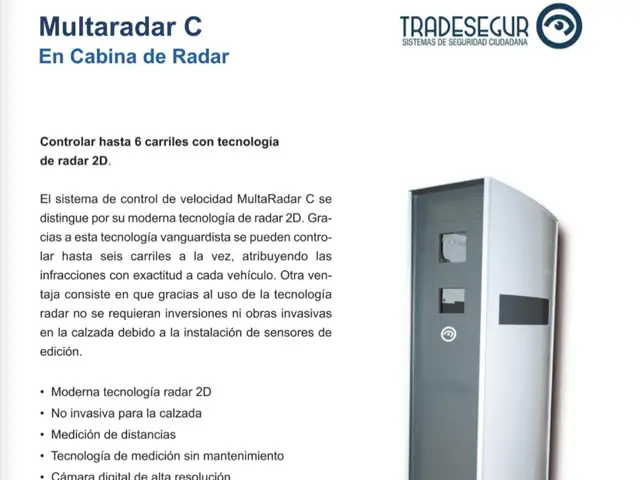 Catàleg tradesegur Multaradar C Cabina Radar