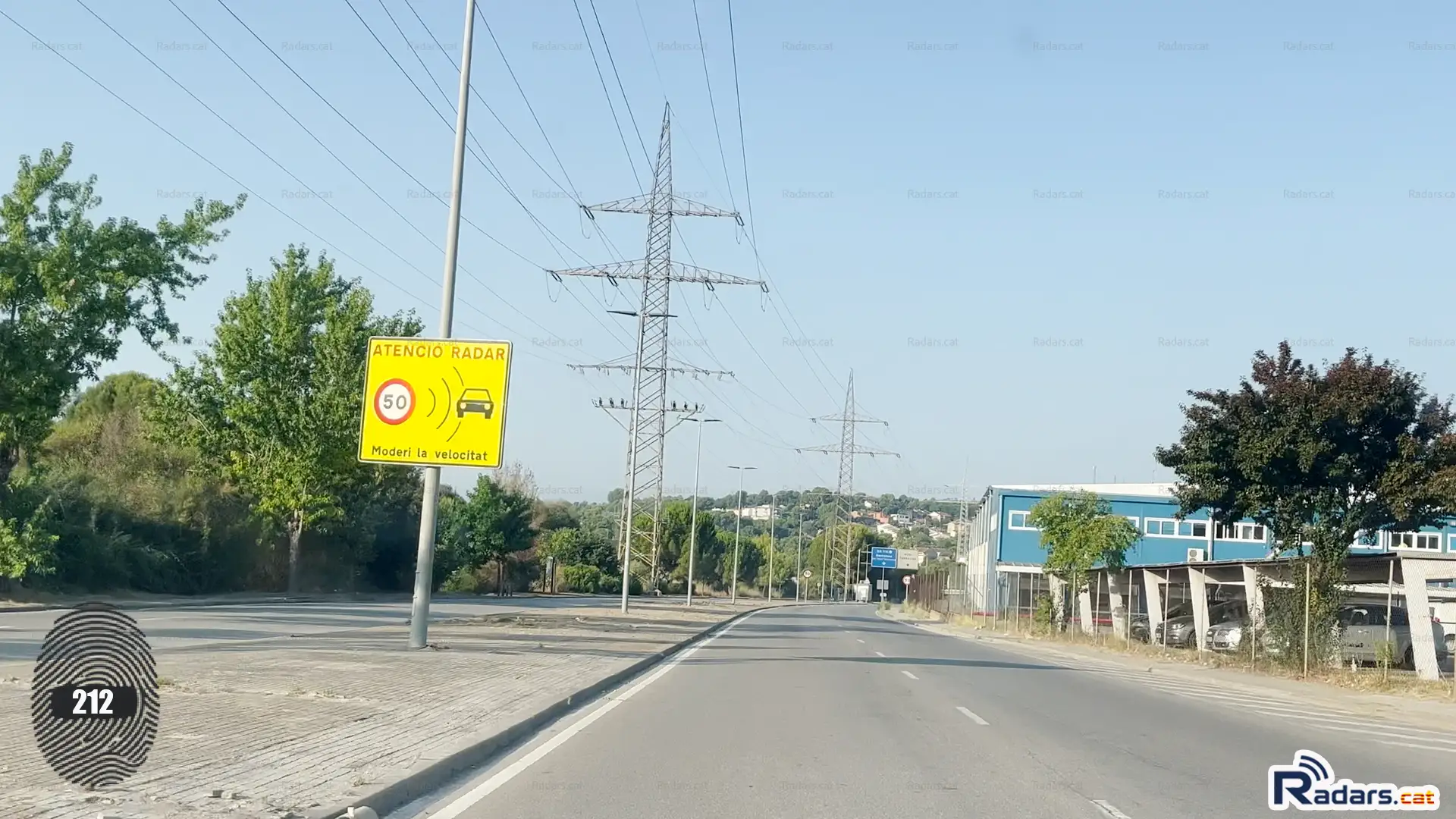 Fotografia Senyal Radar Terrassa Avinguda del Vallés 13 sentit Rubi