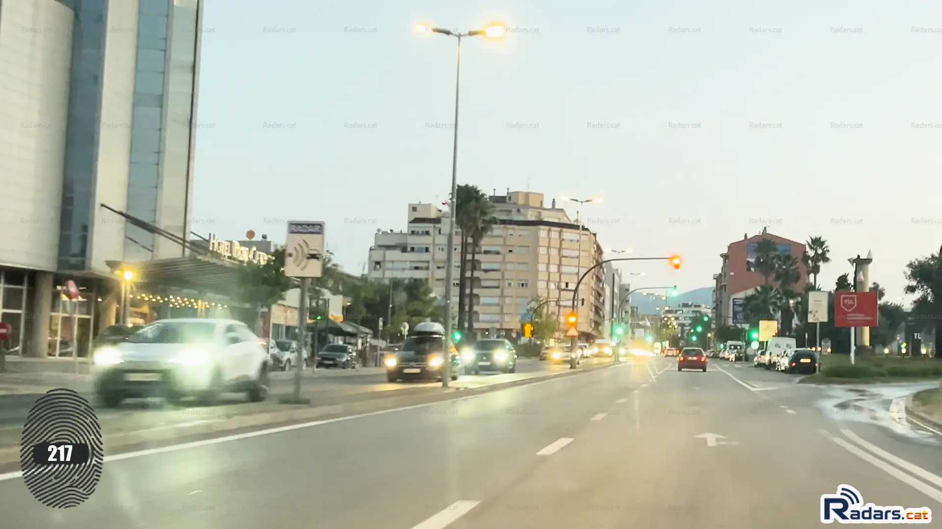 Fotografia Senyal Radar Velocitat Multaradar C Terrassa Rambleta de Pare Alegre sentit Centre
