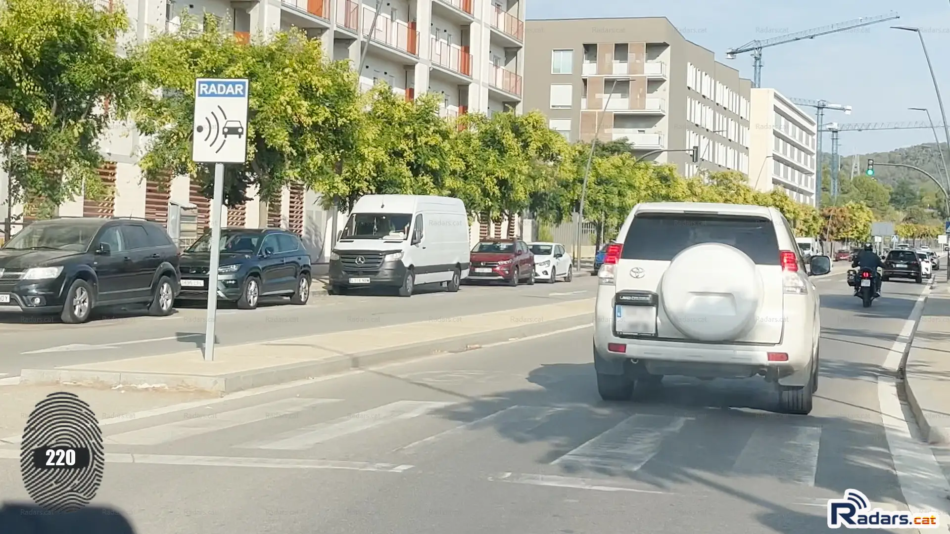 Fotografia Senyal Velocitat Multaradar C Terrassa Carretera de Rellinars sentit B-40