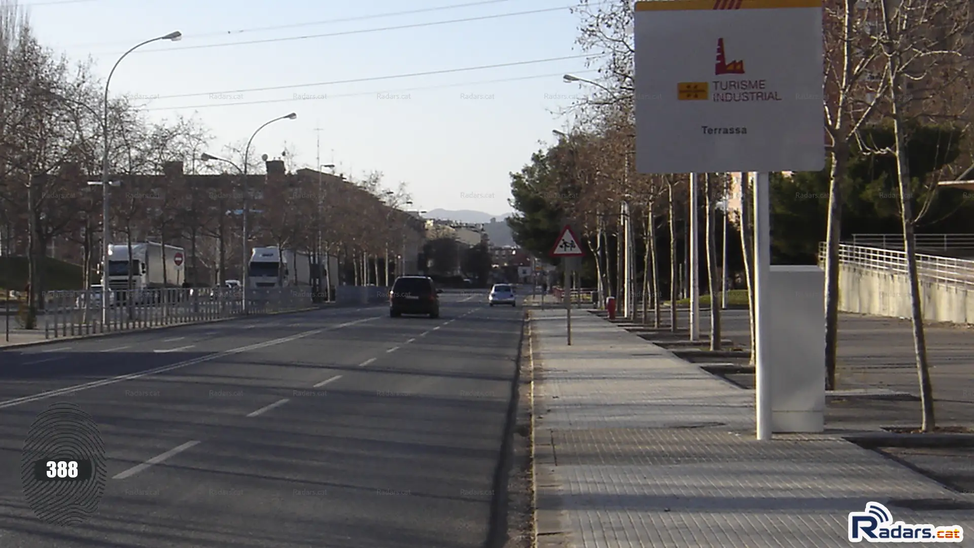 000388 fotografia radar velocitat multanova terrassa carretera matadepera ca v01