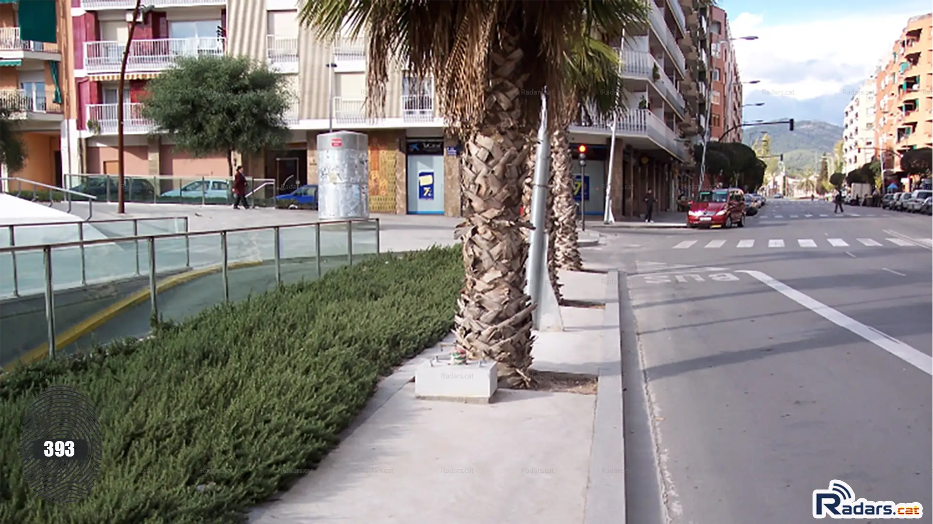 Fotografia Radar Velocitat Multanova Terrassa Avinguda Josep Tarradellas - Detall de l’ancoratge