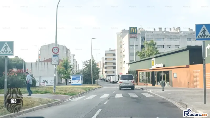 Fotografia Senyal Radar Velocitat Multaradar C Terrassa Rambleta de Pare Alegre sentit B16