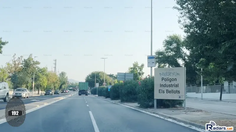 Fotografia Senyal Radar Terrassa Avinguda del Vallés 348 sentit Matadepera