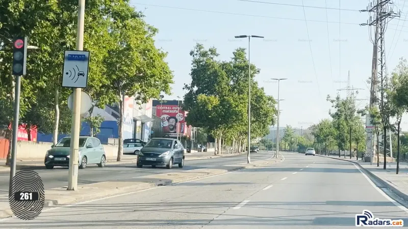 Fotografia Senyal Velocitat Multaradar C Terrassa Avinguda del Vallès 181-bis (V2) Sentit Matadepera (1)